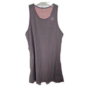 Salty Savage Lavender Stretch Sleeveless Racerback Tank Top Womans Size Medium